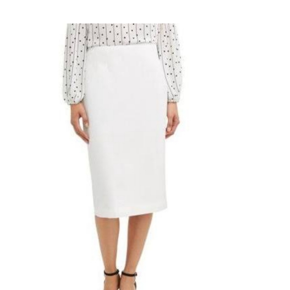 Calvin Klein white pencile skirt sz 8